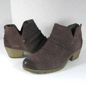 EARTH ORIGINS Amanda Suede Booties Ankle Boots 10